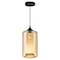 Cwi Lighting Glass 1 Light Down Mini Pendant With Cognac Finish 5553P7-Cognac - alternate 1